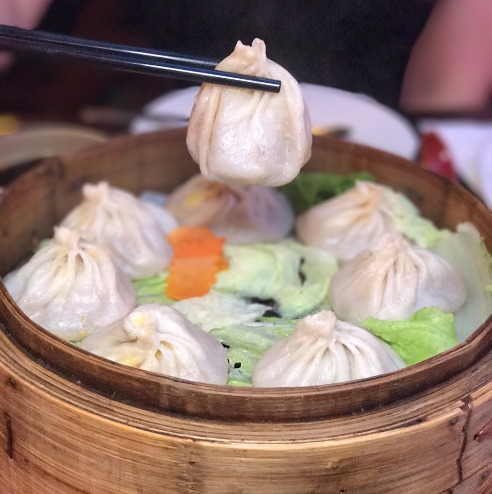 Crab & Pork Soup Dumplings (Xiao Long Bao) at Shanghai Dumpling (formerly Shanghai Café Deluxe) on #foodmento http://foodmento.com/place/1308