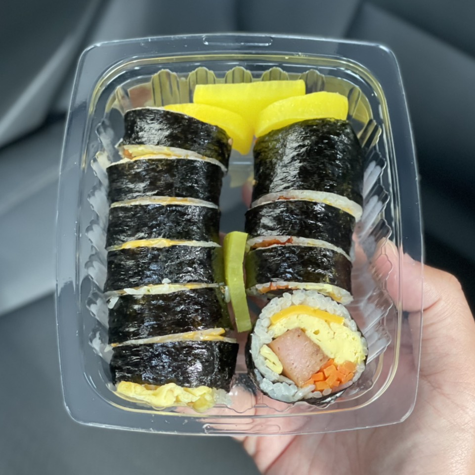 Spam Kimbap Roll (Spam, Egg, Cheese) from The Kimbap on #foodmento http://foodmento.com/dish/51088