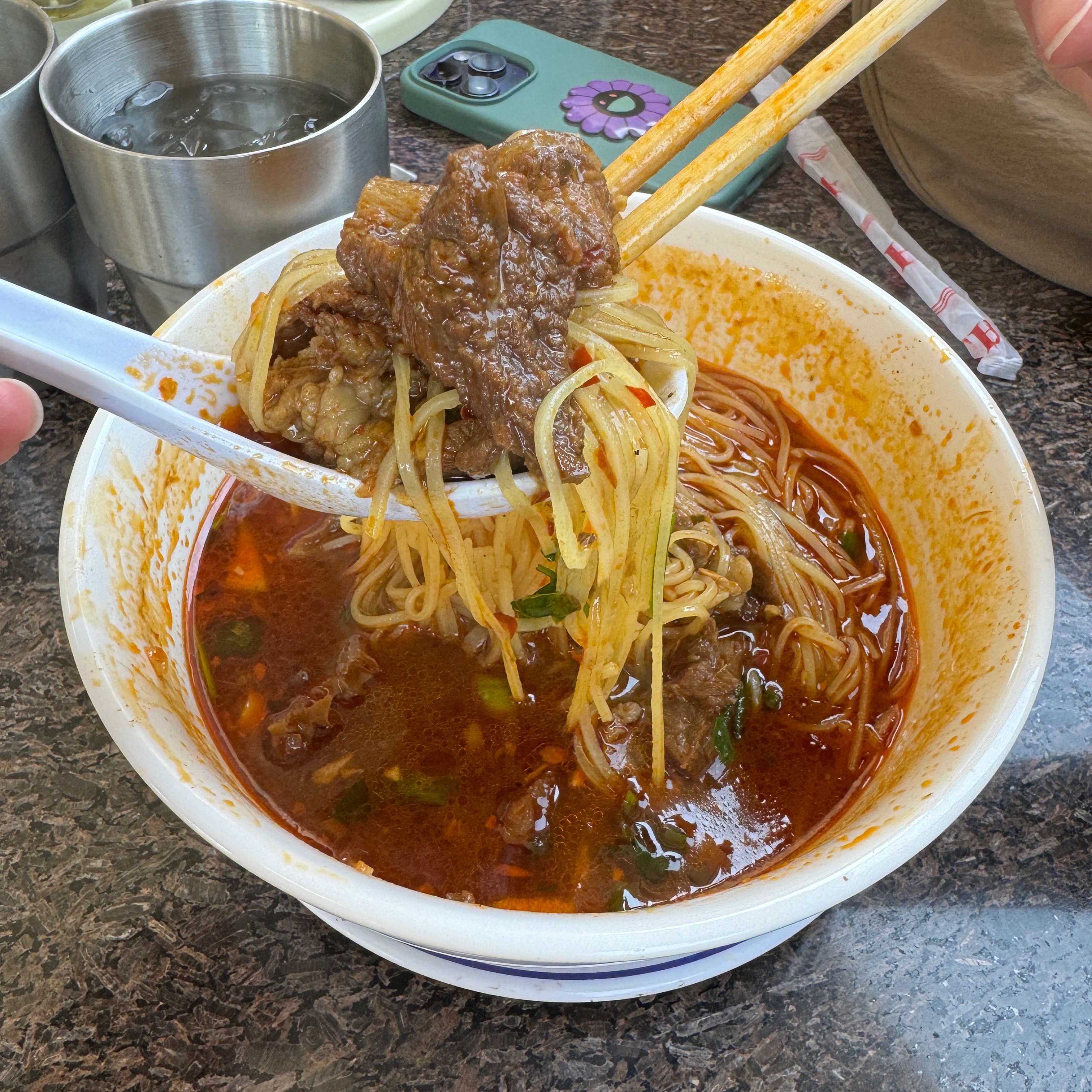 Beef Stew Noodle Soup $12.75 S from Kim Sun Restaurant on #foodmento http://foodmento.com/dish/51167