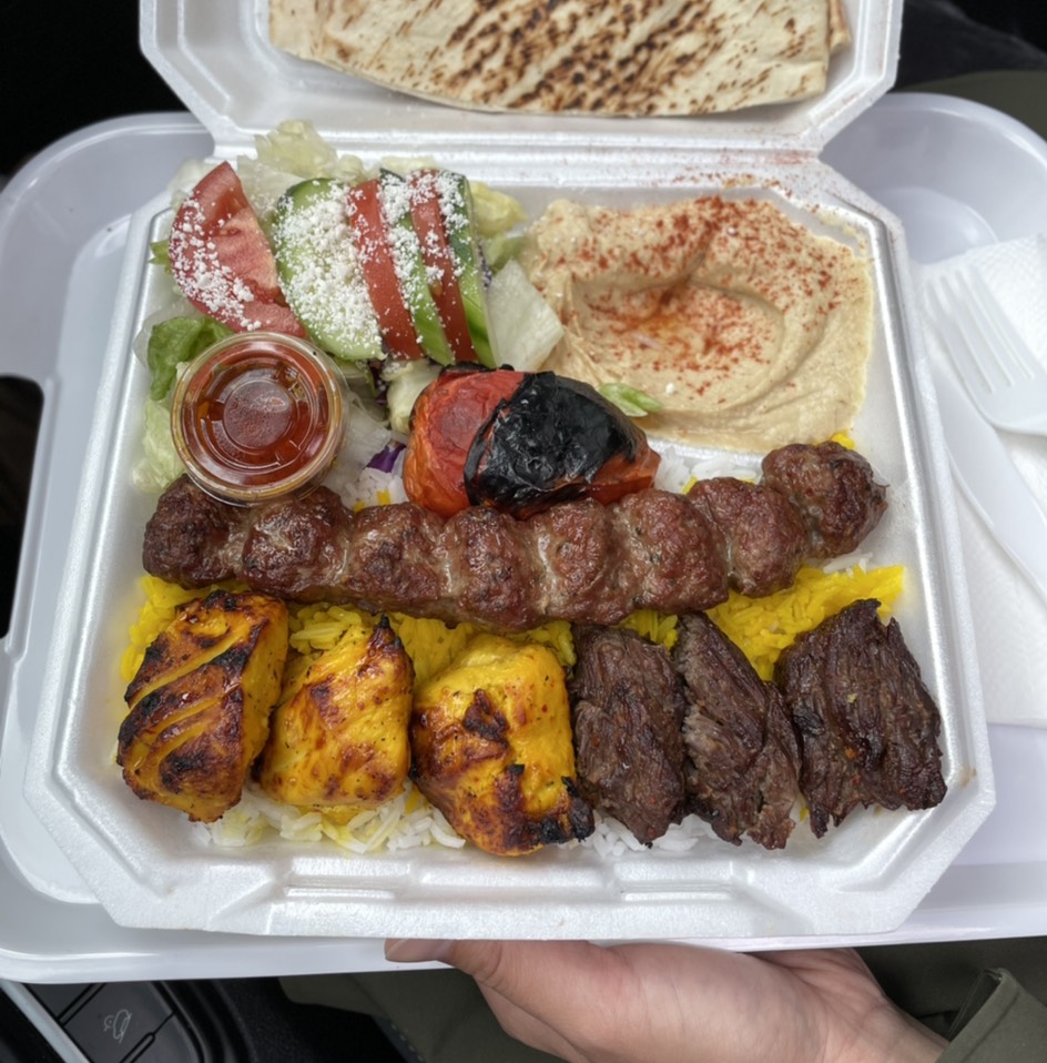 Combo 2 (Beef, Chicken, Luleh Kebabs) on #foodmento http://foodmento.com/dish/51270