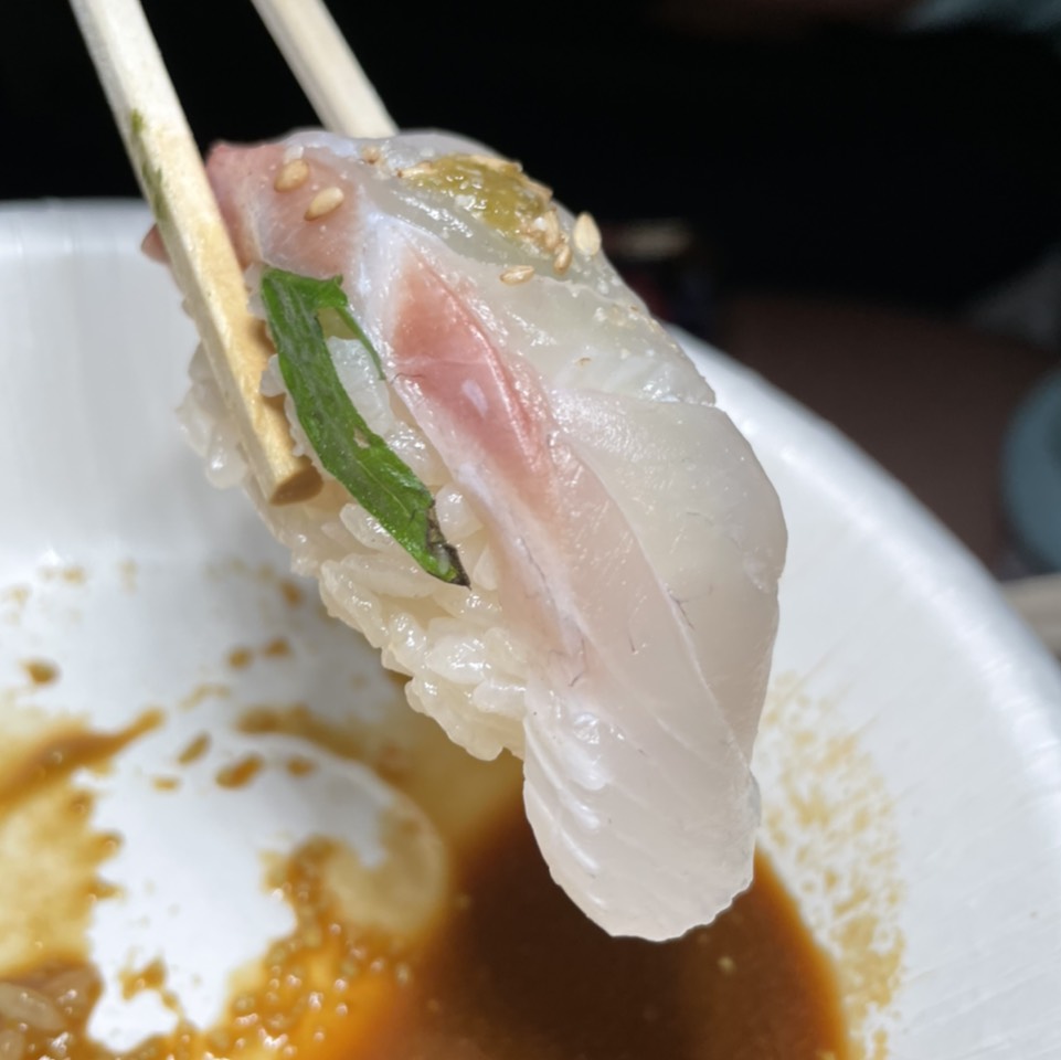 Tai Snapper Sushi at Osawa on #foodmento http://foodmento.com/place/13239