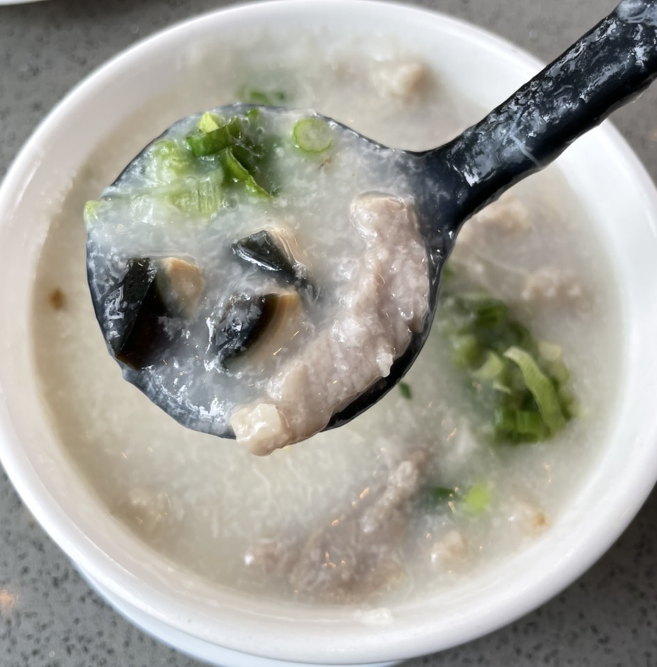 Century Egg & Pork Congee $10 at Tam's Noodle House on #foodmento http://foodmento.com/place/13268