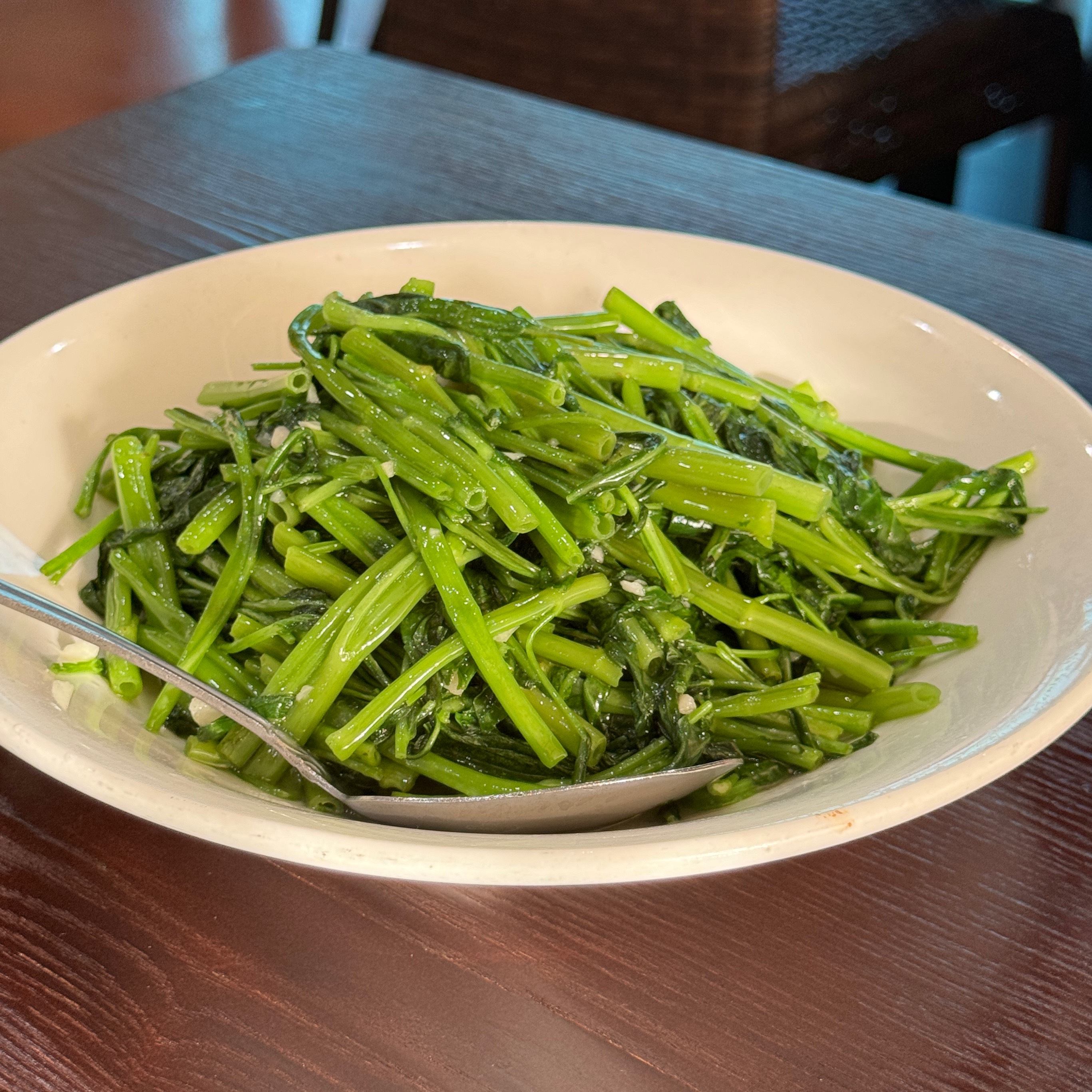 sauteed Water Spinach $16 at Hunan Chilli King on #foodmento http://foodmento.com/place/13306