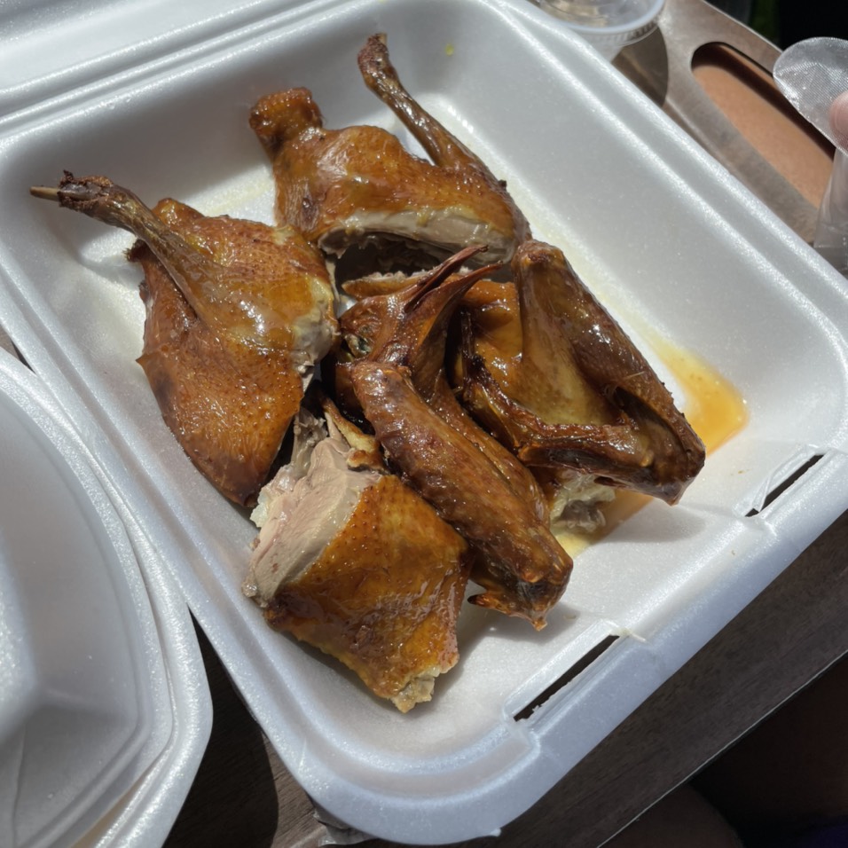 Roast Pigeon (Squab) $19 at Mr Chopsticks Seafood & BBQ on #foodmento http://foodmento.com/place/13336