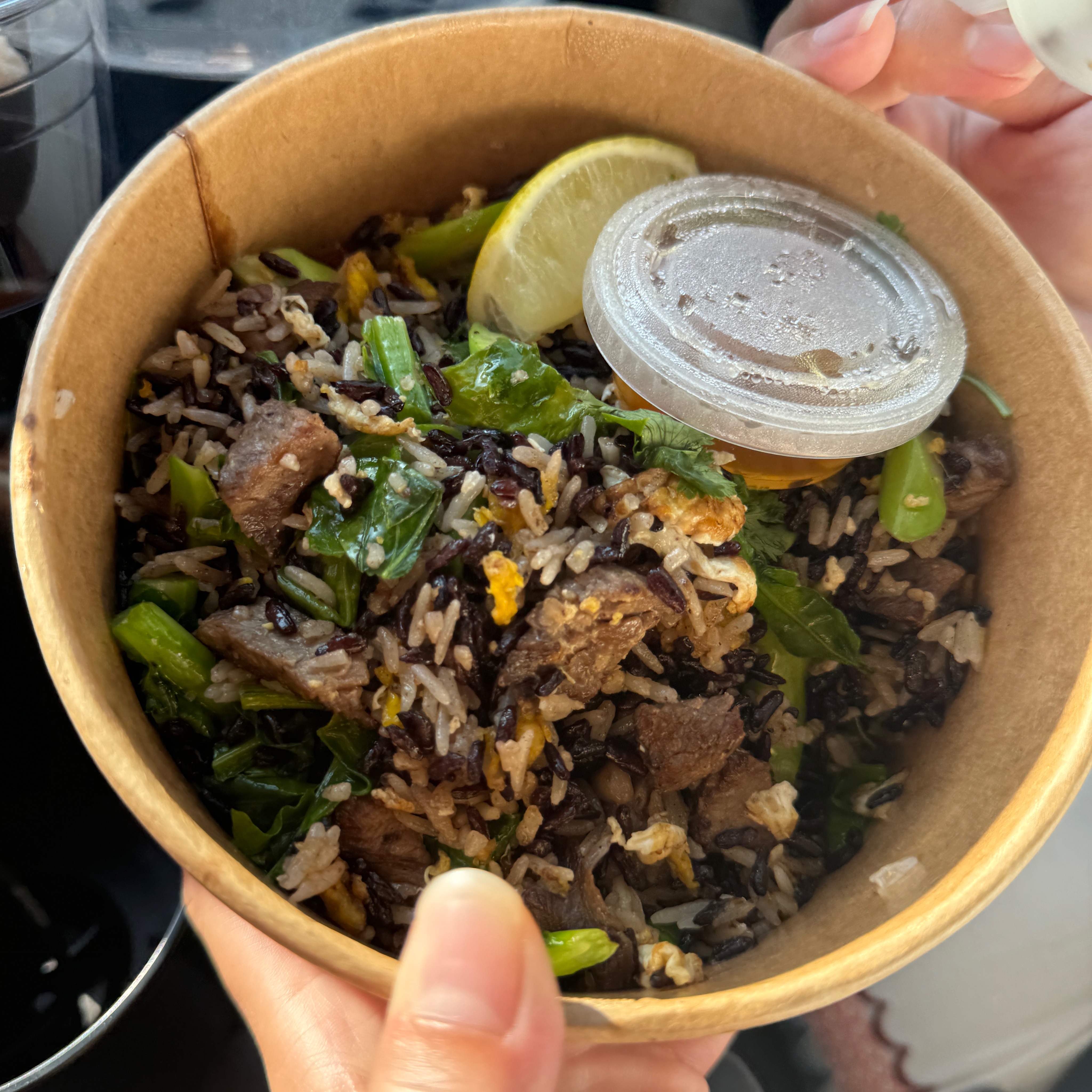Angus Beef Fried Rice $16.50 at Holy Basil on #foodmento http://foodmento.com/place/13361