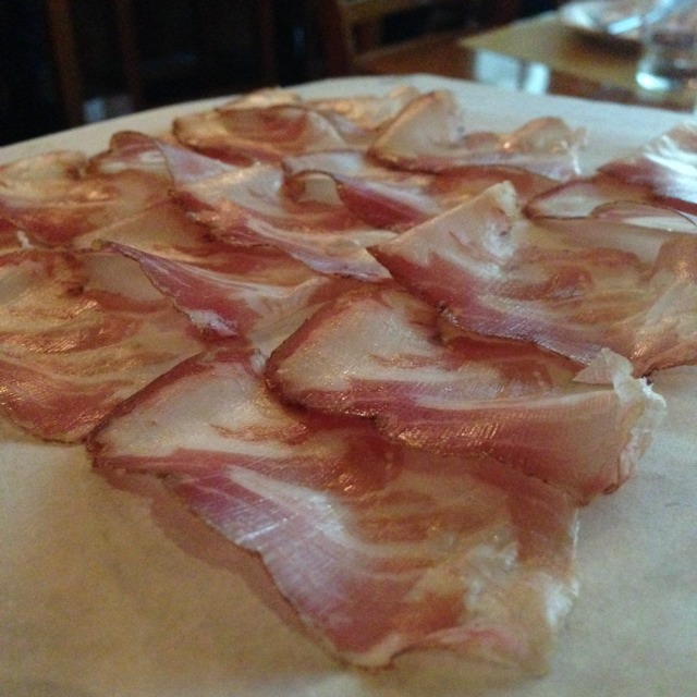 Coppa (Carne - Cured Meat) from Pizzeria Mozza on #foodmento http://foodmento.com/dish/7983