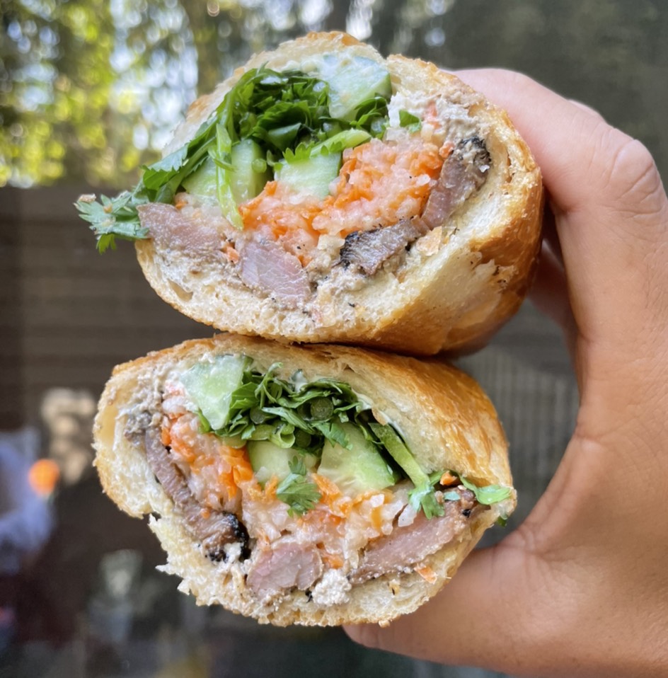 Banh Mi Sandwich With Lemongrass Pork at Bé Ù (Be U means Chubby Baby) on #foodmento http://foodmento.com/place/13429