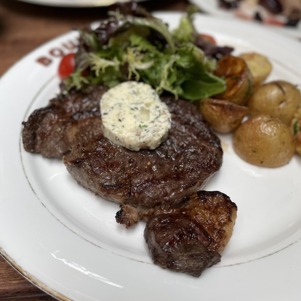 Entrecote Grille (Australian Grass Fed Ribeye Steak) at La Grande Boucherie on #foodmento http://foodmento.com/place/13483
