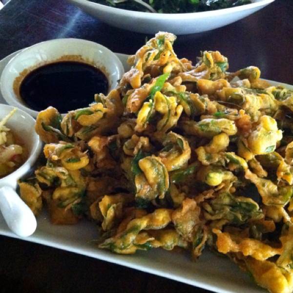 Moringa Tempura (Deep Fried Vegetable) from Poison Ivy Bistro on #foodmento http://foodmento.com/dish/380