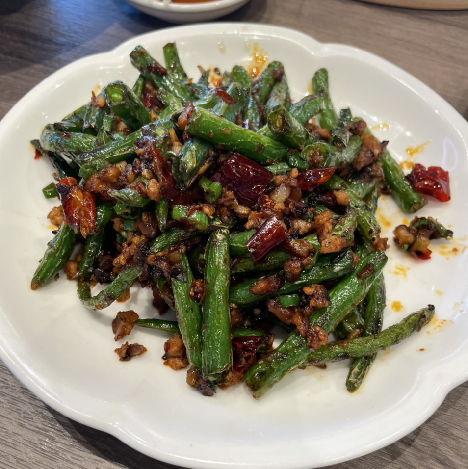 Stir Fried French Bean With Minced Pork & Preserved Olive Veg $12.80 at Paradise Dynasty on #foodmento http://foodmento.com/place/13539
