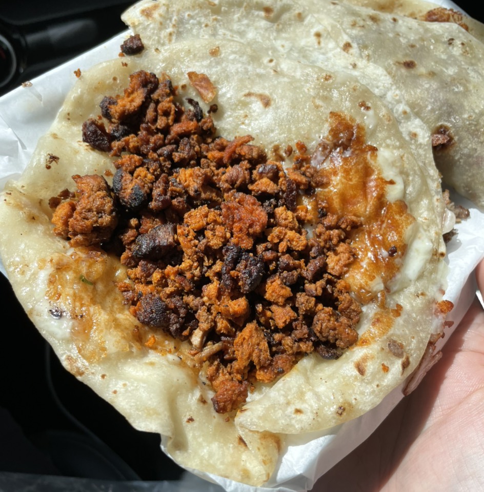 Chorizo QuesaTaco at El Ruso (Sunset)  on #foodmento http://foodmento.com/place/13576