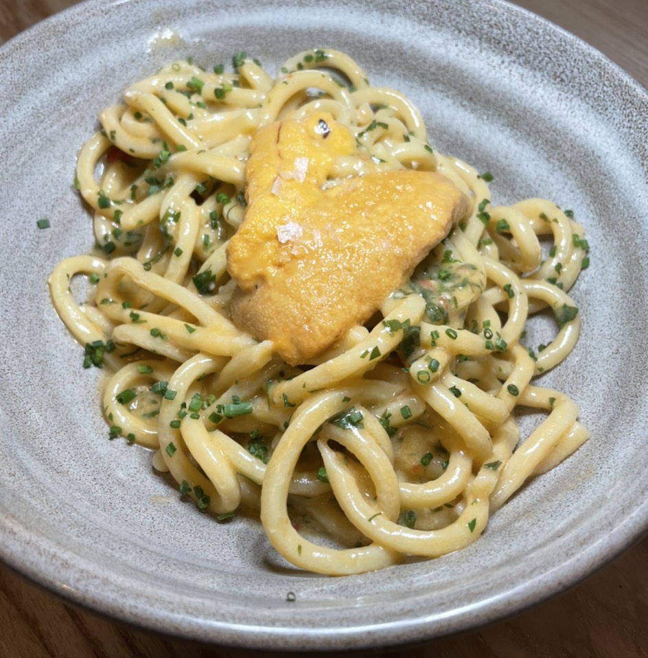 Spaghettone (Uni, Lemon, Black Pepper) from Etta on #foodmento http://foodmento.com/dish/52652