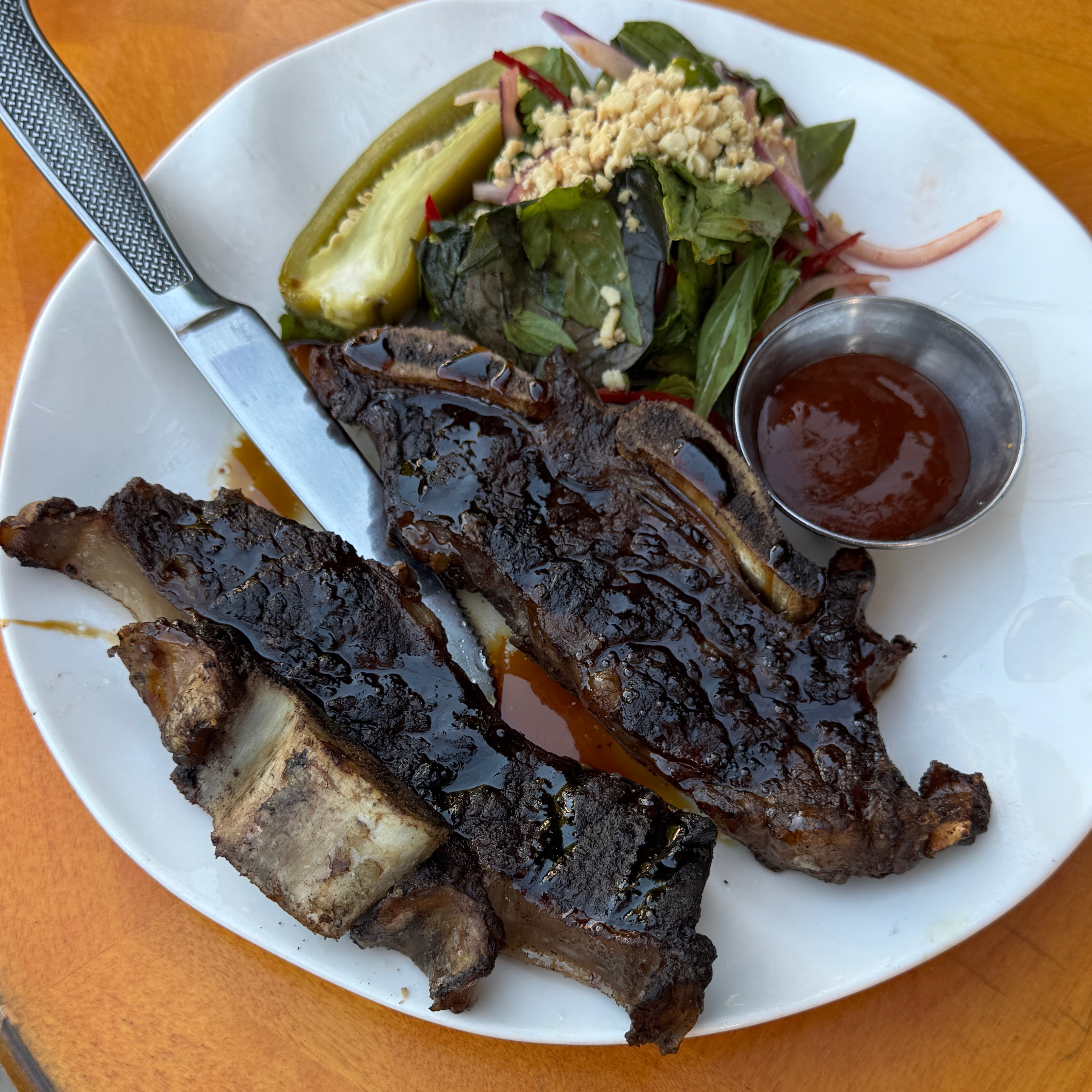 Beef Short Rib, Chili & Tamarind Dressing $48 was $39 at Cobi’s At Dhaba on #foodmento http://foodmento.com/place/13636
