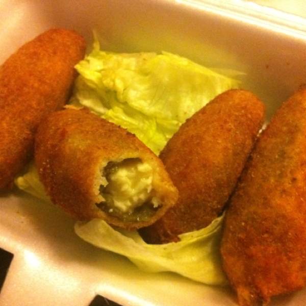 Fried Stuffed Jalapenos from Botak Jones on #foodmento http://foodmento.com/dish/534