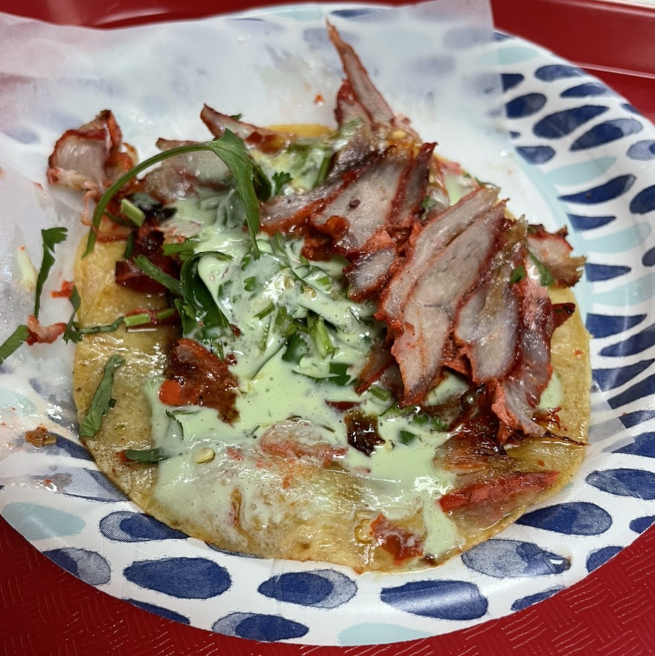 Taco De Adobada from Tacos El Gordo on #foodmento http://foodmento.com/dish/53442
