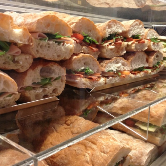 Salami Ciabatta Sandwich at The Plain (CLOSED) on #foodmento http://foodmento.com/place/1380