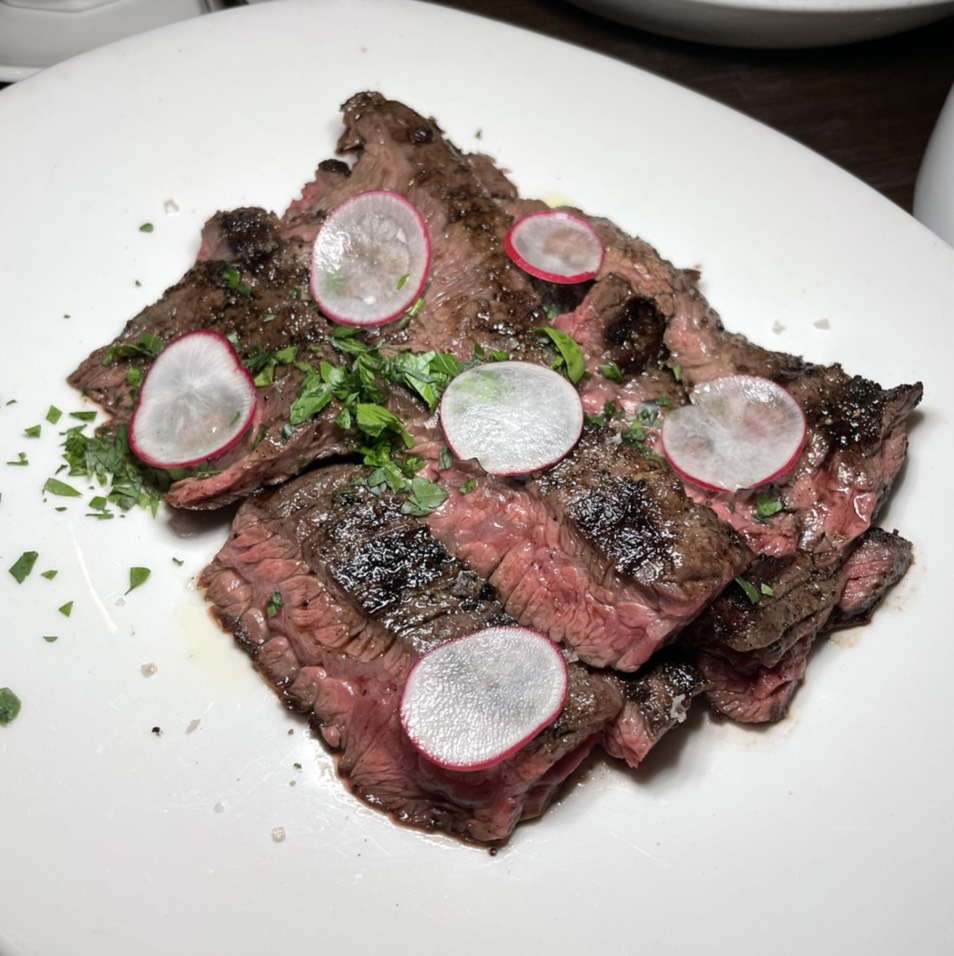 Beef Skirt Steak (9 Oz) $42 from Ox on #foodmento http://foodmento.com/dish/53798