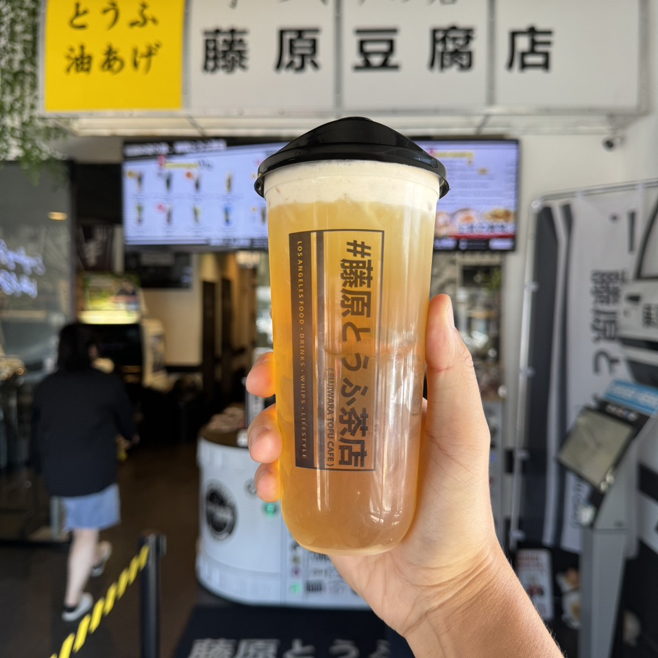 Soy Cream Green Tea $5.86 at Fujiwara Tofu Cafe on #foodmento http://foodmento.com/place/13949