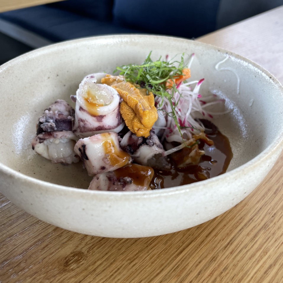 Baby Calamari, Uni $13 at n/soto on #foodmento http://foodmento.com/place/13997