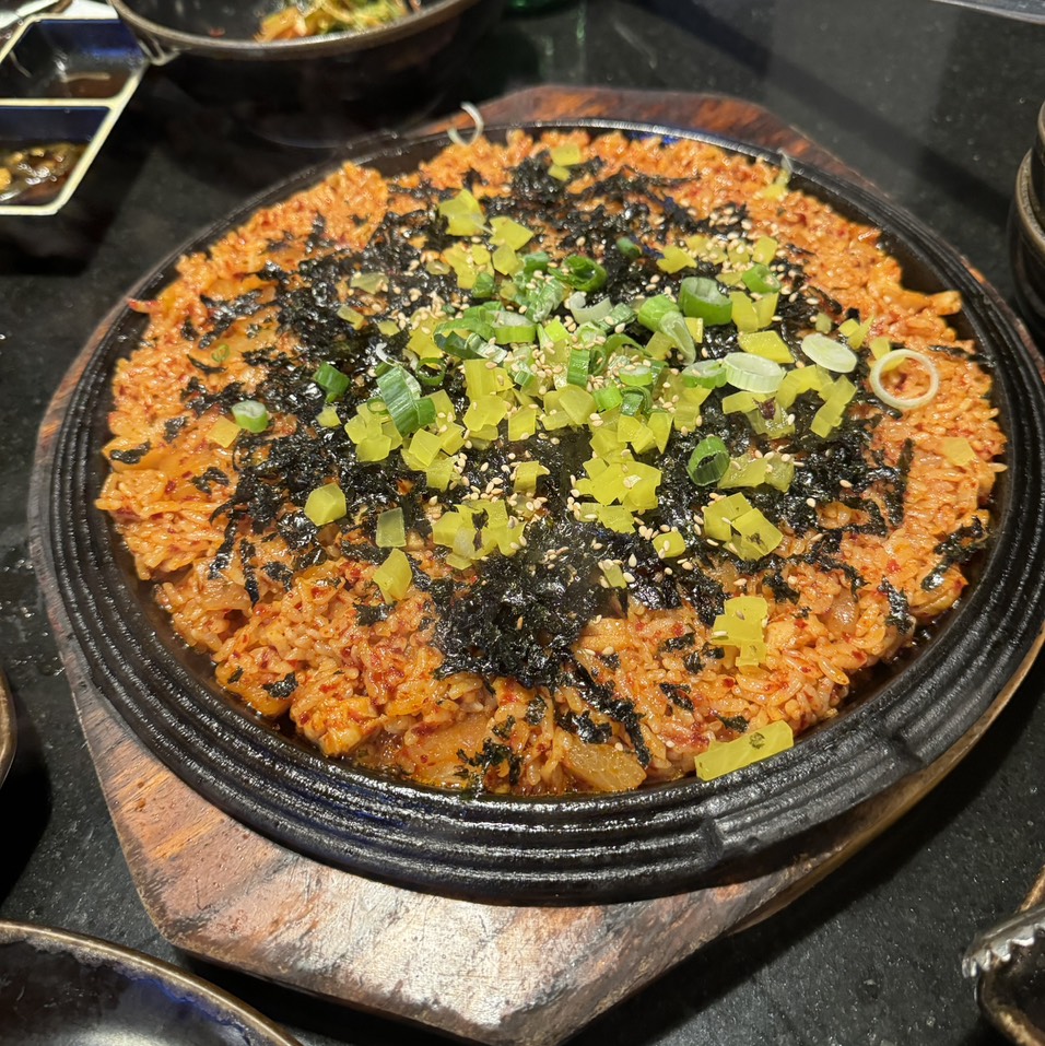 Radish Kimchi Fried Rice With Tripe $30 at Yangmani on #foodmento http://foodmento.com/place/14046