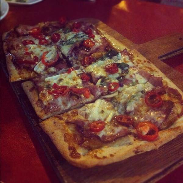 Roast Duck Pizza at Crust Gourmet Pizza Bar on #foodmento http://foodmento.com/place/140