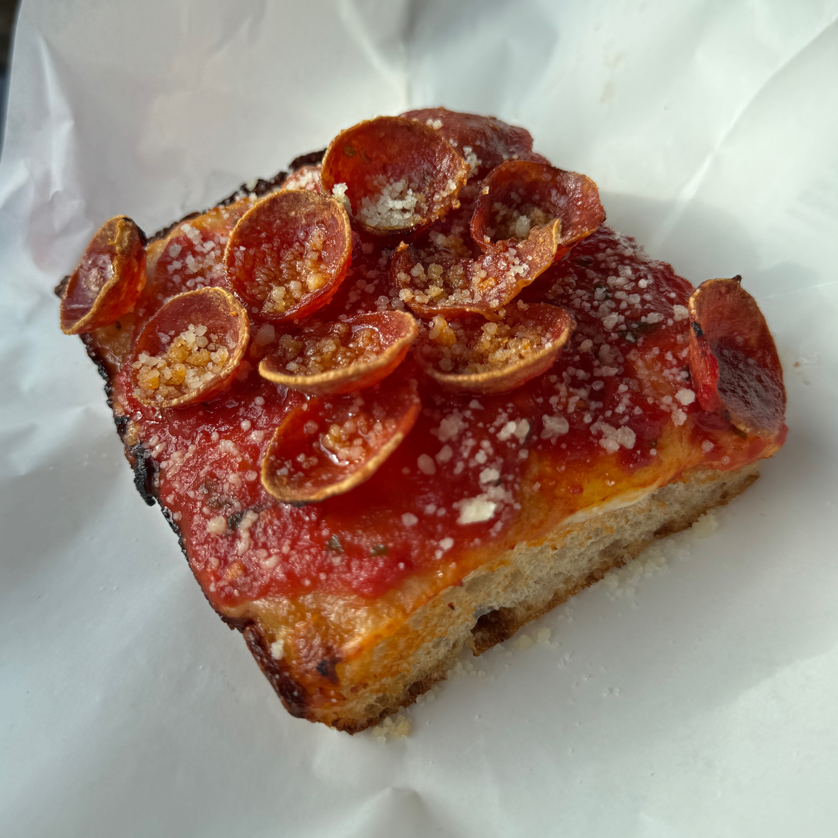 Pepperoni Slice $6.25 (was $5.50) at Quarter Sheets Pizza Club on #foodmento http://foodmento.com/place/14127