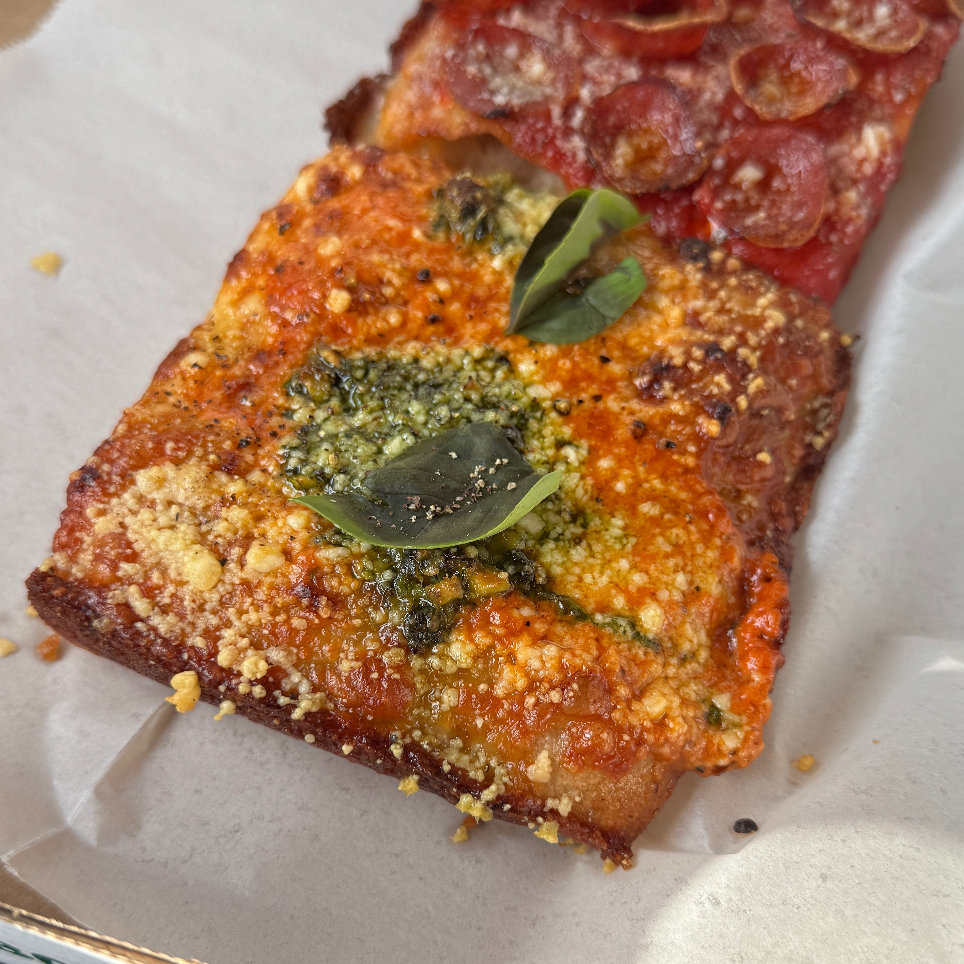 Vodka Pesto $7 at Quarter Sheets Pizza Club on #foodmento http://foodmento.com/place/14127