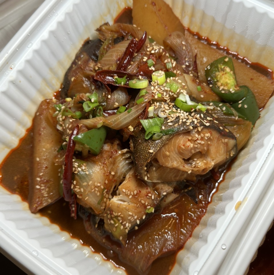 Eun Daegu (Braised Cod) $40 at Jun Won Dak on #foodmento http://foodmento.com/place/14193