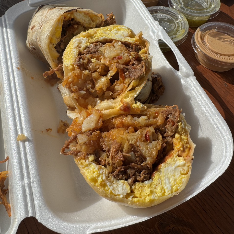 Breakfast Burrito With Birria $12 from Macheen on #foodmento http://foodmento.com/dish/56995