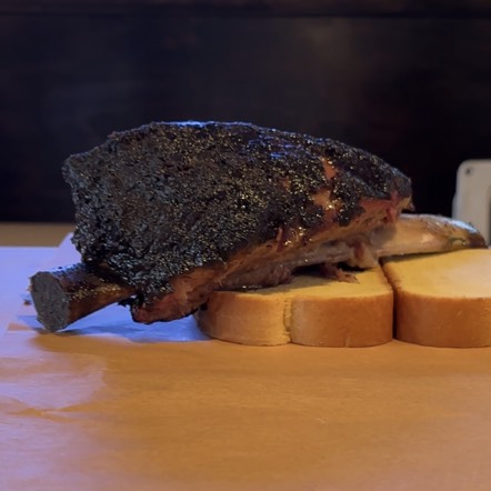 Pecan wood colossal Beef Short Rib $75 from APL BBQ (Pop Up) on #foodmento http://foodmento.com/dish/55848