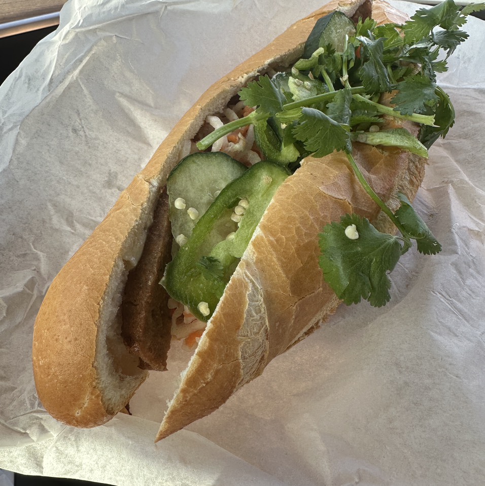 Banh Mi Cha Ca (Fried Fish Cake) $7.50 at Banh Mi Saigon on #foodmento http://foodmento.com/place/14440