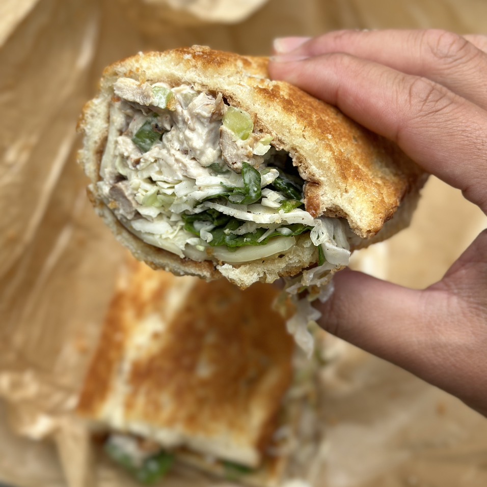 Smoked Chicken Salad Dimeroll $14.50 at Dimestore Delibar on #foodmento http://foodmento.com/place/14458