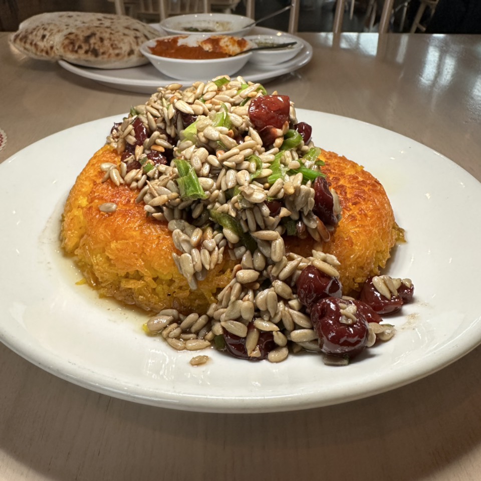 Persian Rice, Sunflower Seeds, Cherries $22 at Safta on #foodmento http://foodmento.com/place/14464
