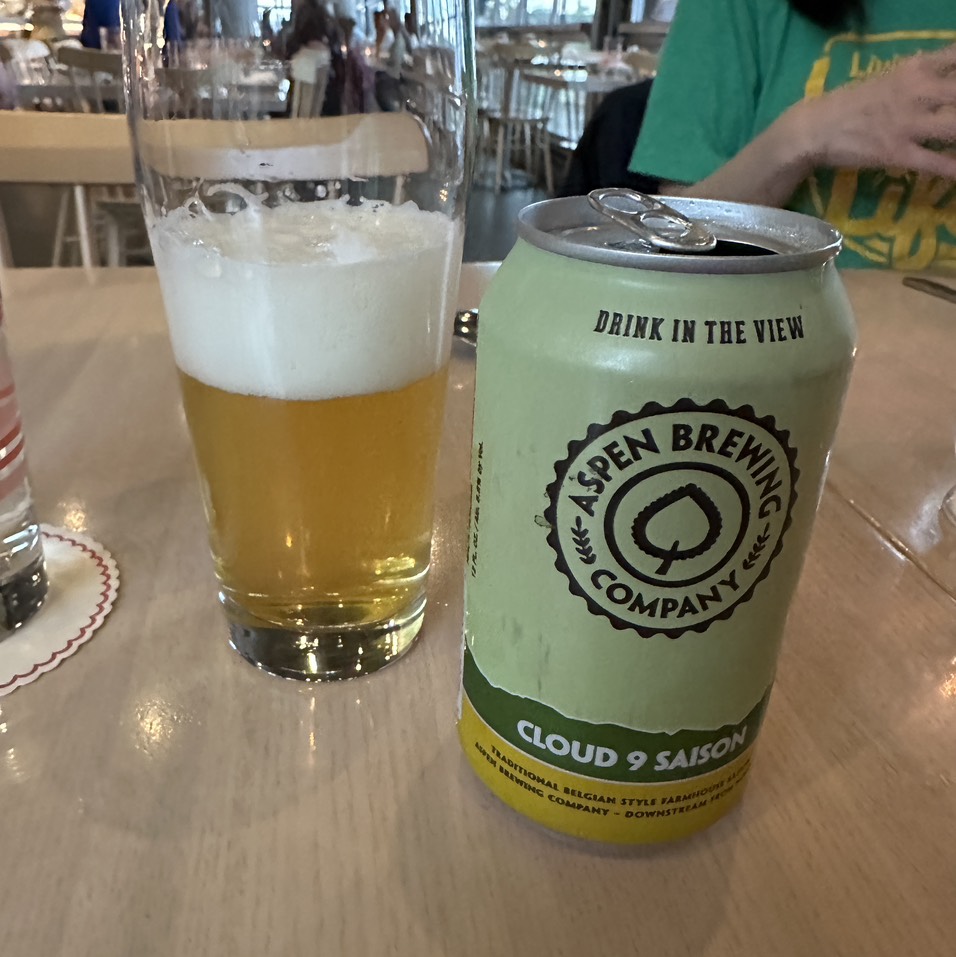 Cloud 9 Saison (Aspen Brewing) $7 at Safta on #foodmento http://foodmento.com/place/14464