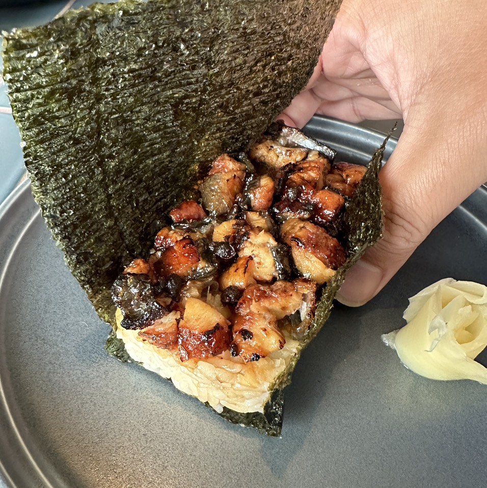 Unagi Tokyo Rice Ball $9 (was $7) at Tonchin LA on #foodmento http://foodmento.com/place/14506