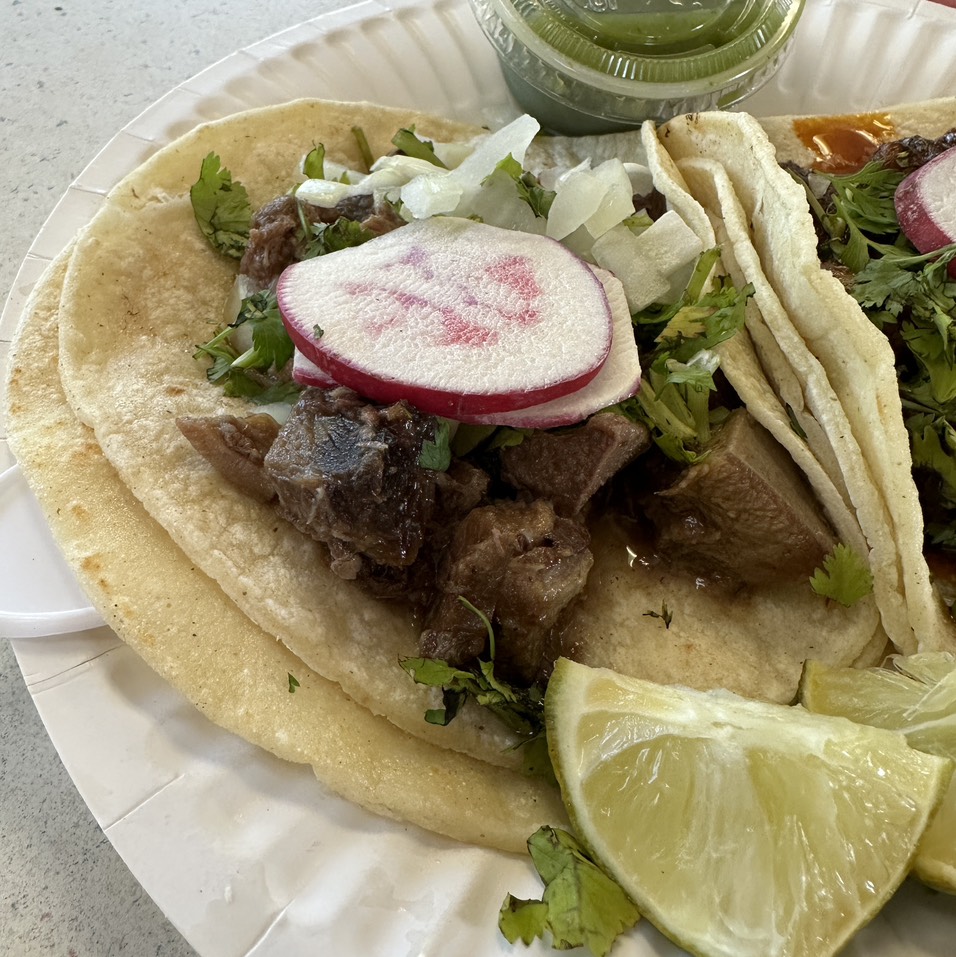 Lengua Taco $4 at Rancho Bravo Tacos on #foodmento http://foodmento.com/place/14543