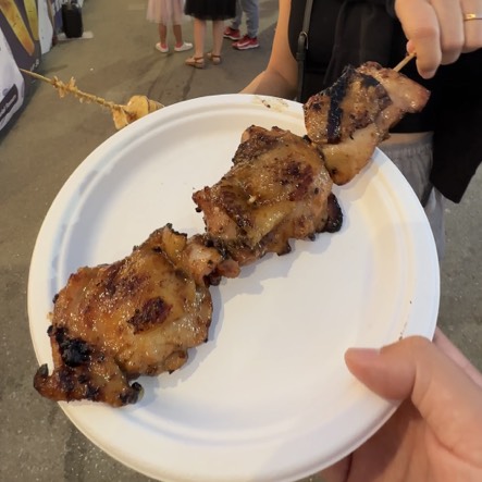 Giant Chicken Thigh Stick @ Thai BBQ Grill $11 at Richmond Night Market on #foodmento http://foodmento.com/place/14555