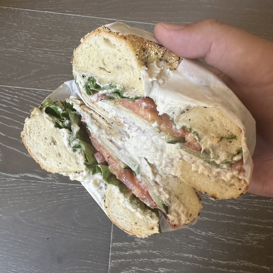 Whitefish Salad Bagel Sandwich $8.25 on #foodmento http://foodmento.com/dish/56384