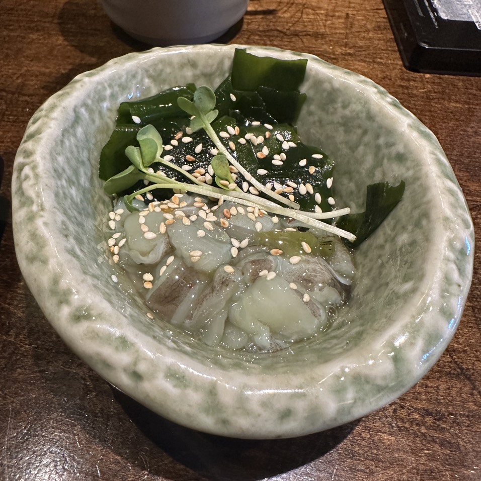 Nama Tako Wasabi $7 at Yakitori Koshiji on #foodmento http://foodmento.com/place/14611