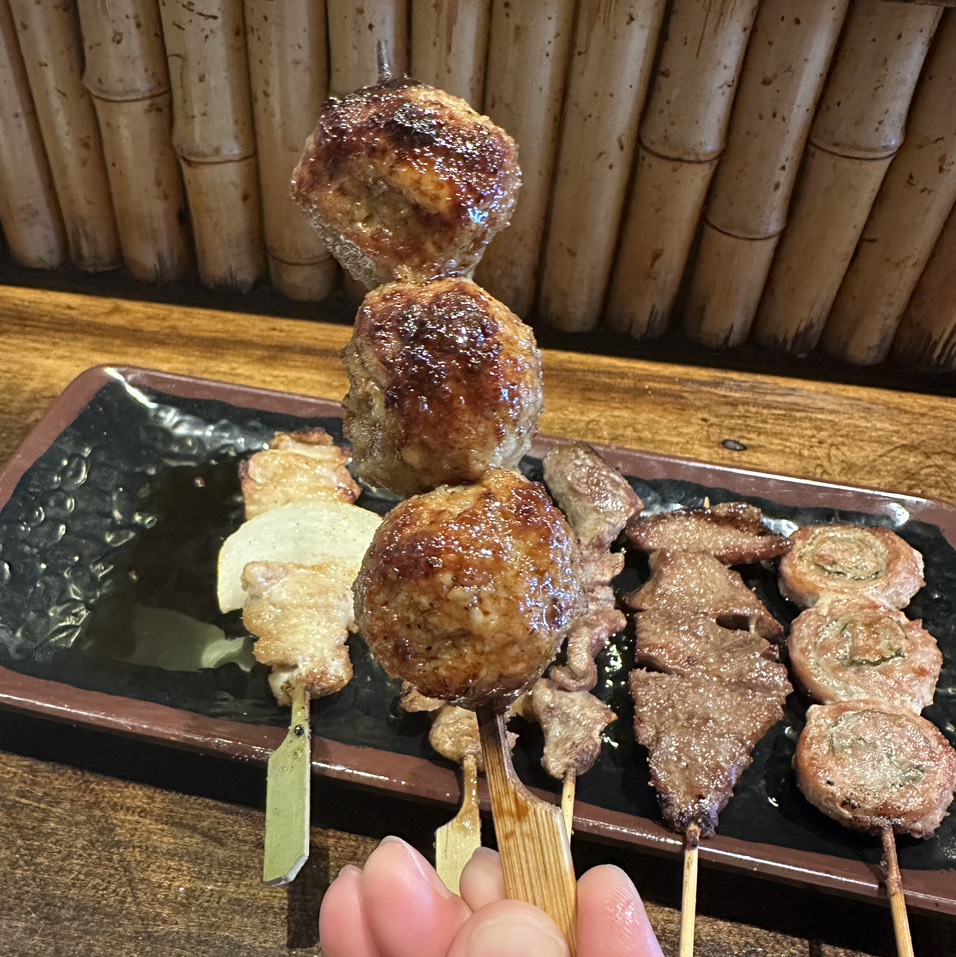 Chicken Meat Ball $3.50 from Yakitori Koshiji on #foodmento http://foodmento.com/dish/56498