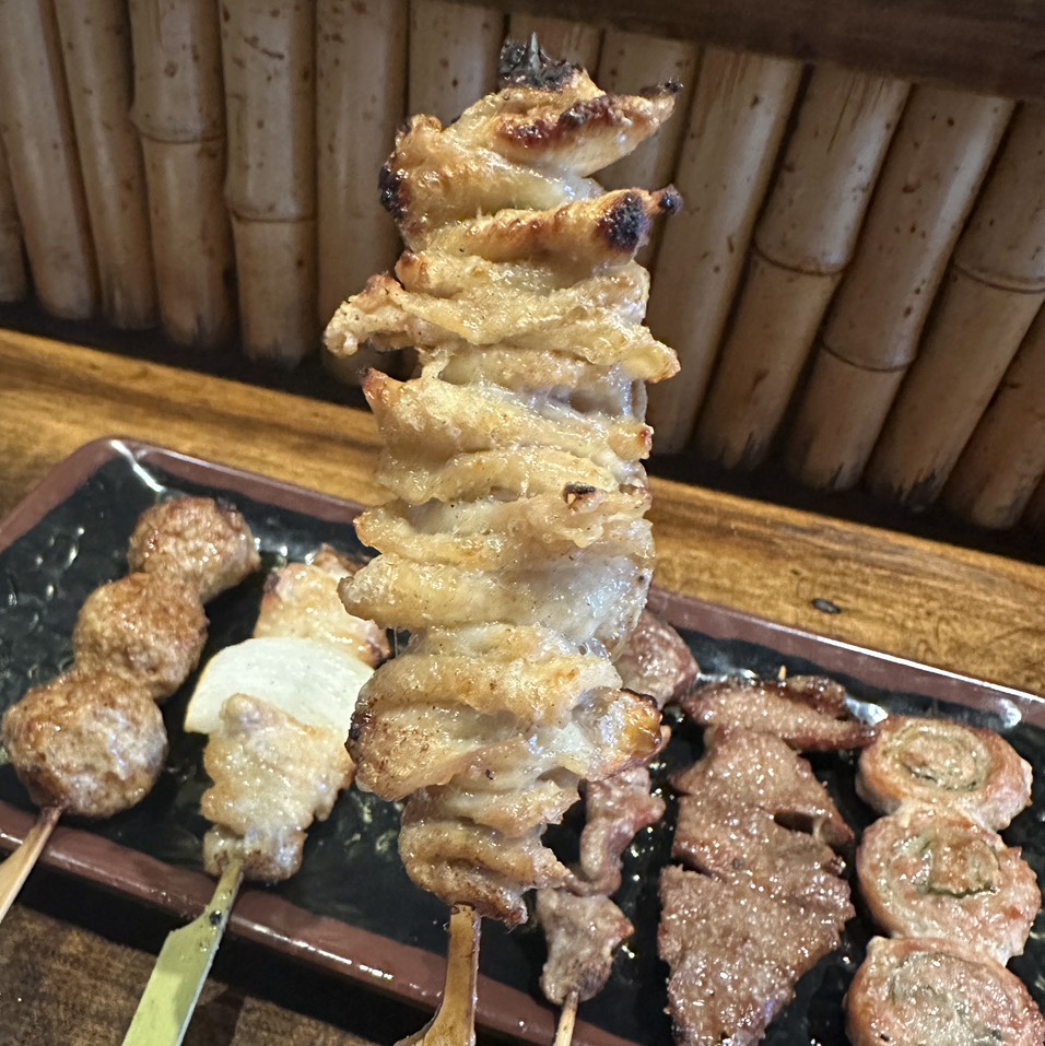 Chicken Skin $3.50 at Yakitori Koshiji on #foodmento http://foodmento.com/place/14611