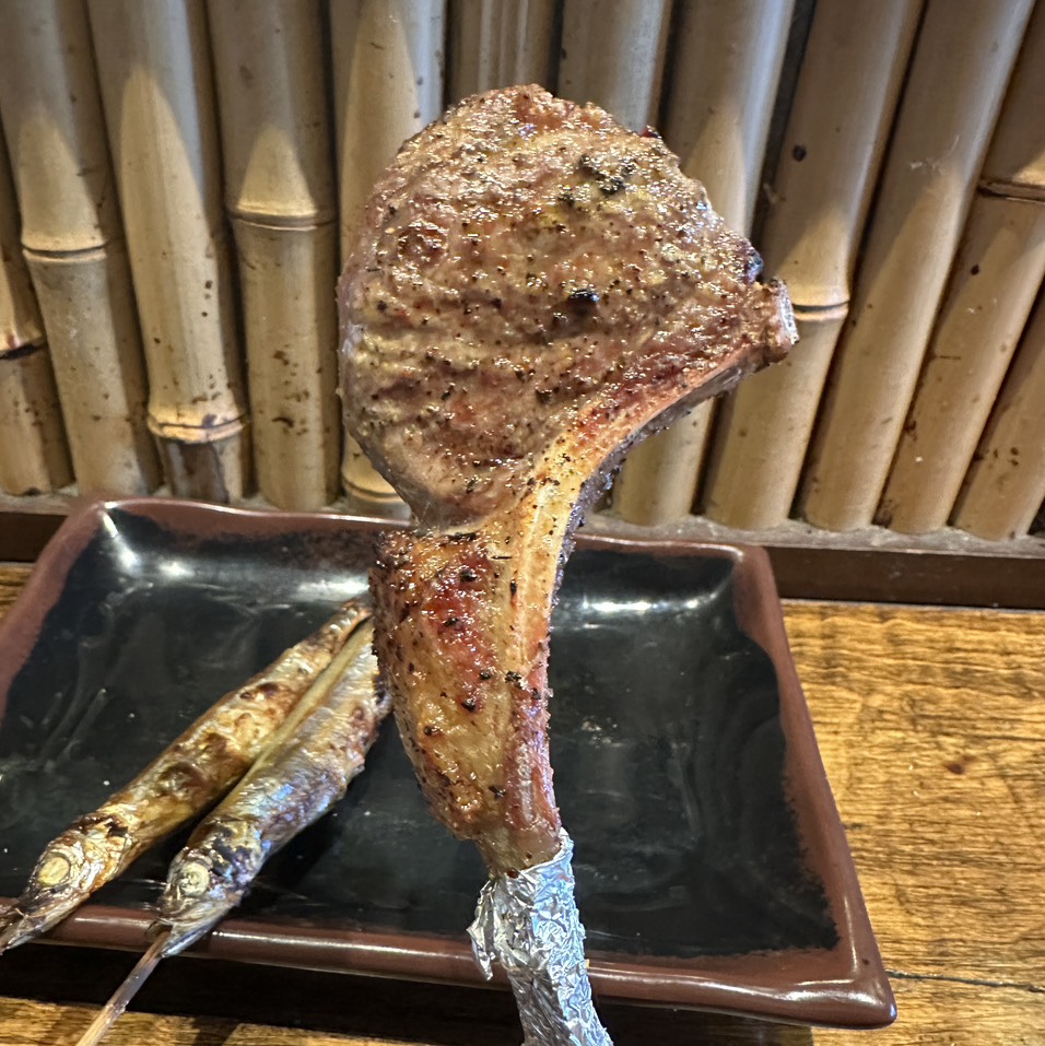 Lamb Chop $8.50 at Yakitori Koshiji on #foodmento http://foodmento.com/place/14611