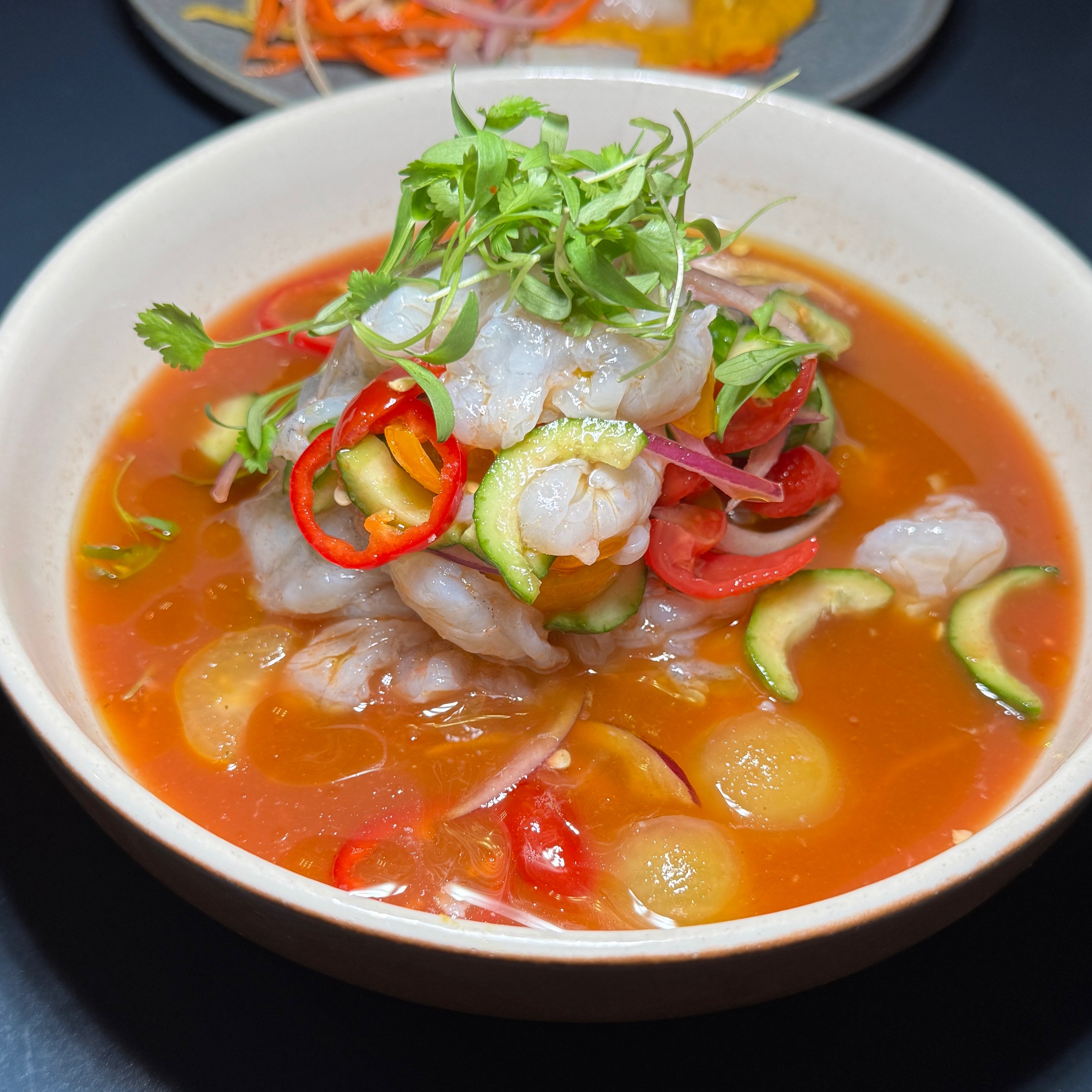 Aguachile Rojo $18 at Loreto on #foodmento http://foodmento.com/place/14623