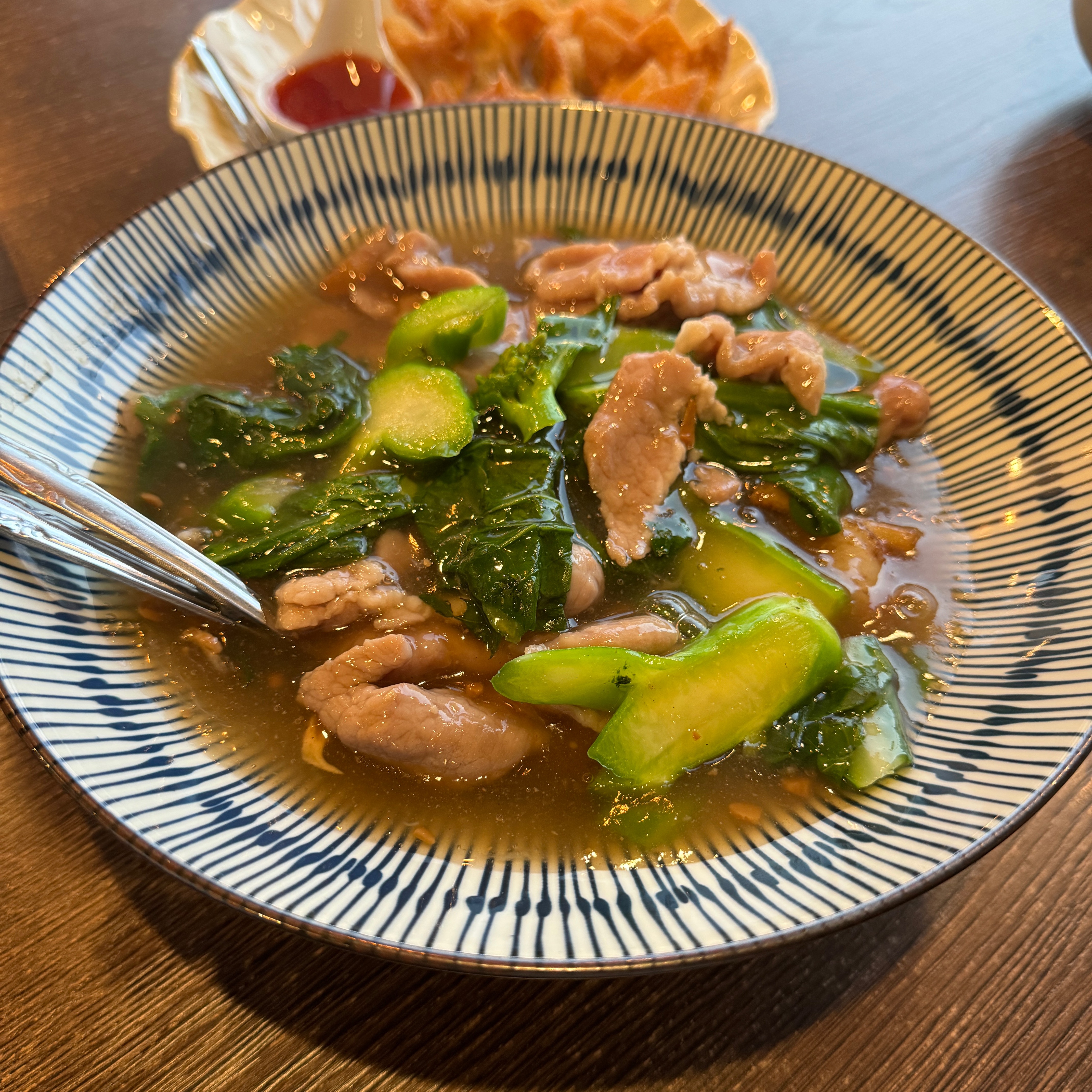 Gravy Noodles With Marinated Pork $15 from Thai Central Cuisine on #foodmento http://foodmento.com/dish/58639