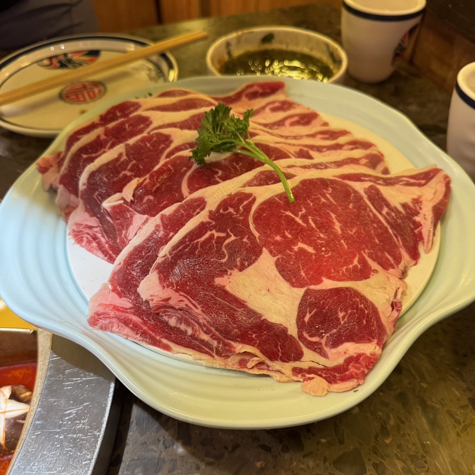 Angus Beef Ribeye $17 at Xiao Long Kan Hotpot 小龙坎老火锅 on #foodmento http://foodmento.com/place/14676