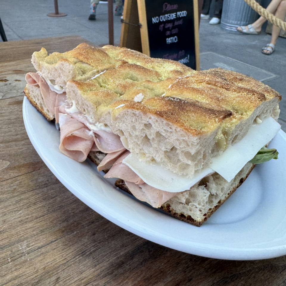 Mortadella Sandwich $17  at Tre Mani on #foodmento http://foodmento.com/place/14683