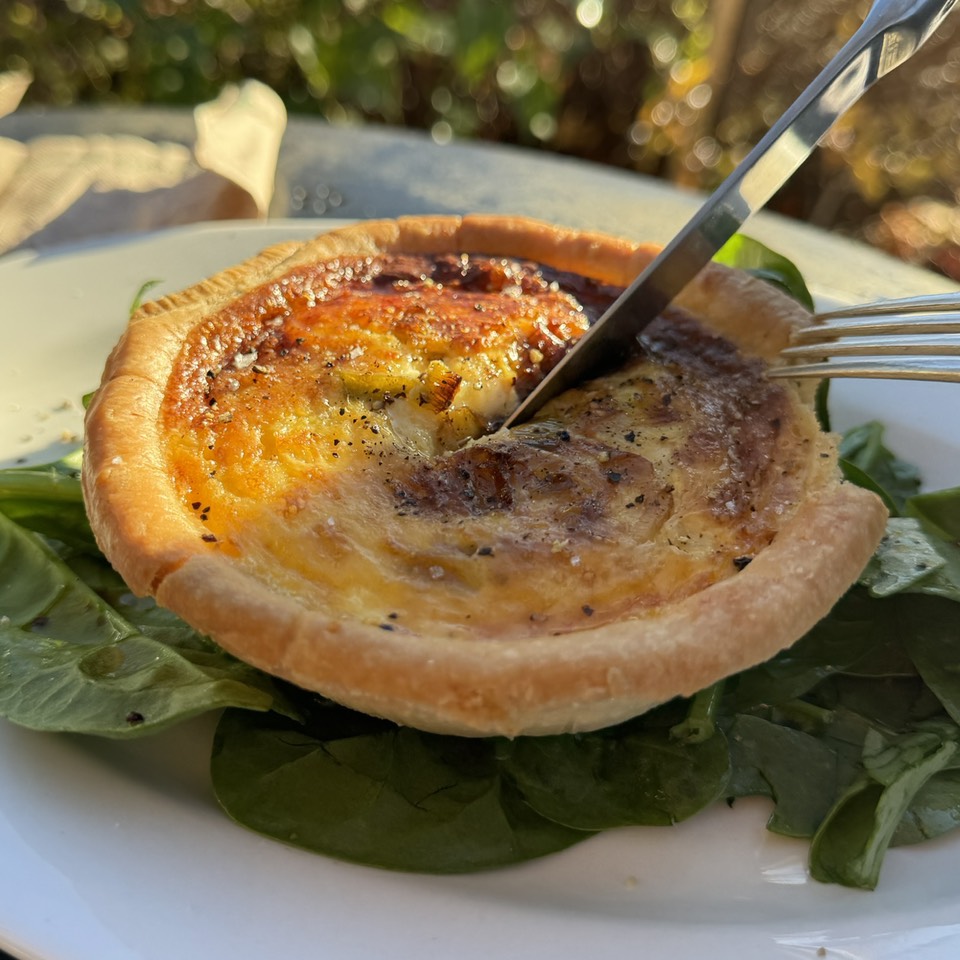 Quiche With Pork $14 at Le Marche St. George on #foodmento http://foodmento.com/place/14721