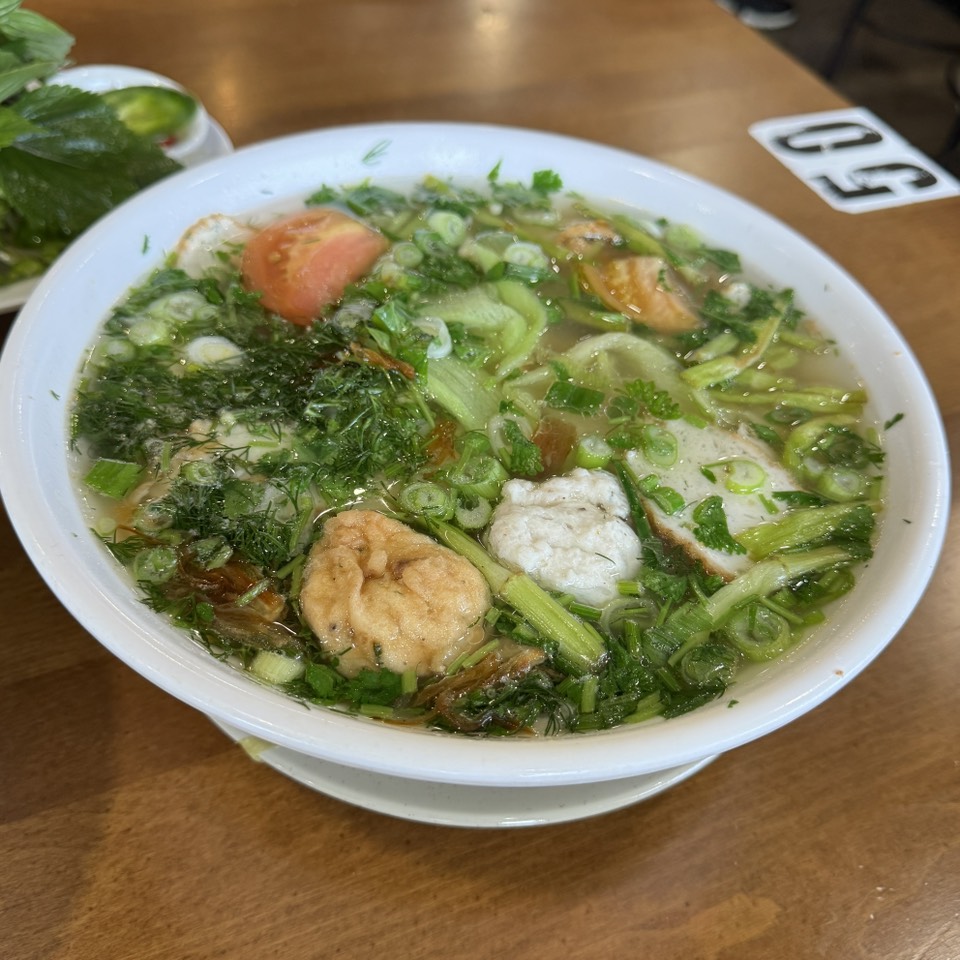 Bun Cha Ca Dac Biet (Fish Cake With Vermicelli) $17 at Bún chả cá  Hoàng Yến (Bun Cha Ca Hoang Yen) on #foodmento http://foodmento.com/place/14745
