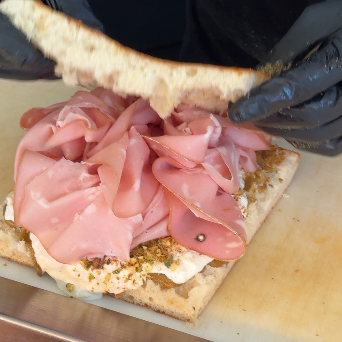 La Paradiso (Mortatella) $19 at All’Antico Vinaio on #foodmento http://foodmento.com/place/14766