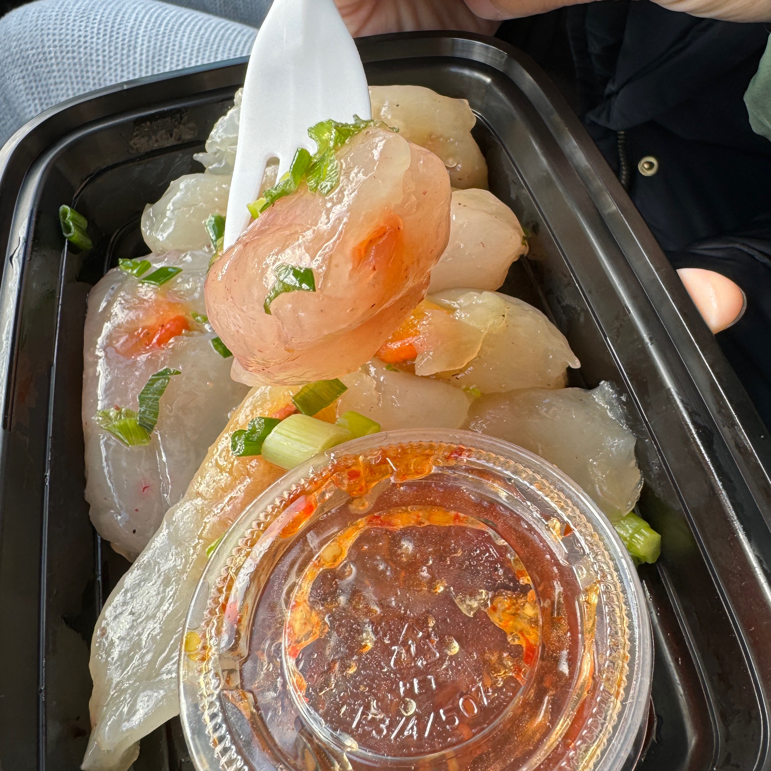 Banh Bot Loc (Crystal Shrimp Dumplings) at Banh Mi Ba Le on #foodmento http://foodmento.com/place/14771